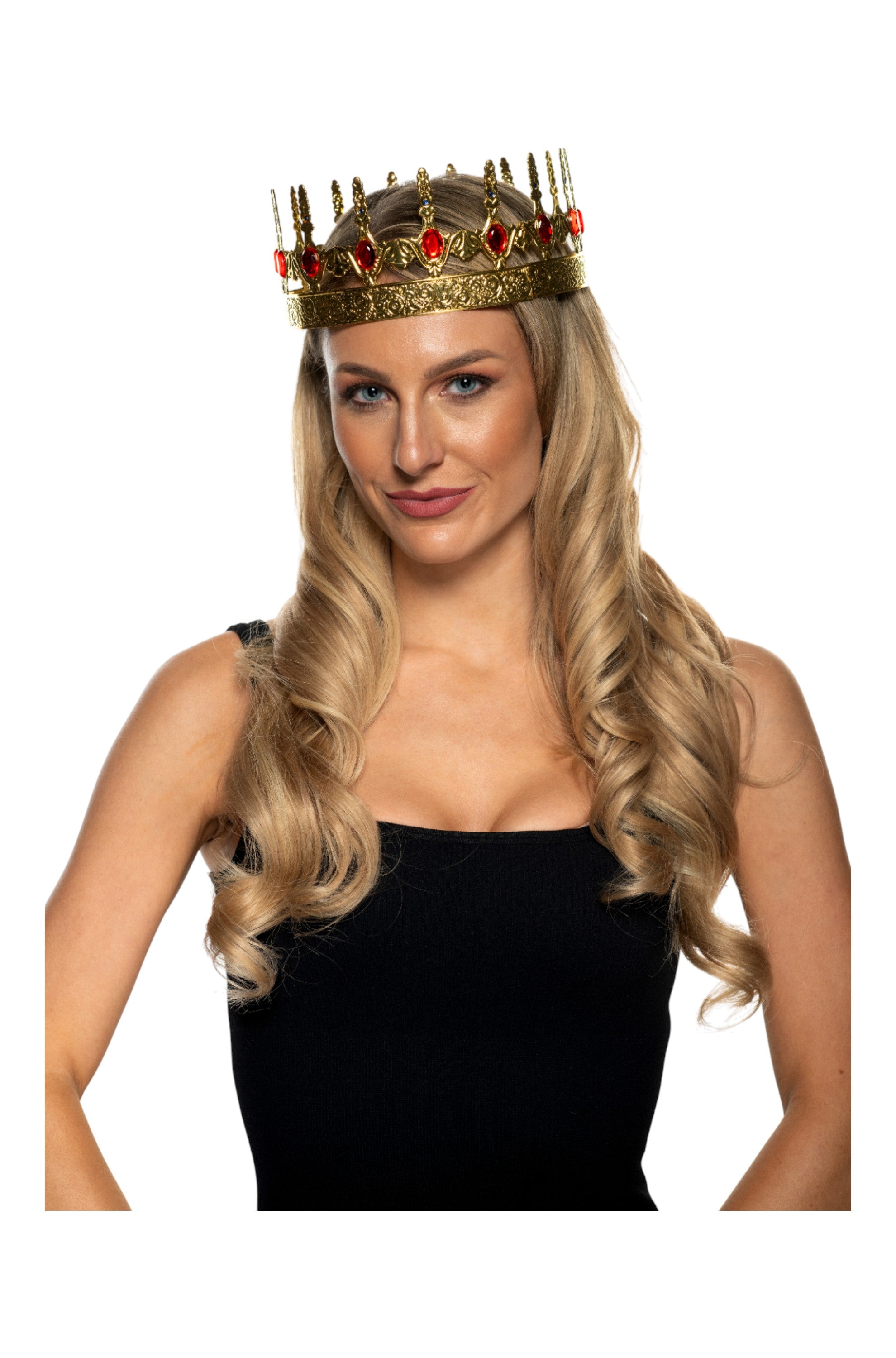 Ruby Red Gold Crown